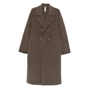 Hevo Grey Coats - Double Breasted Coats Men